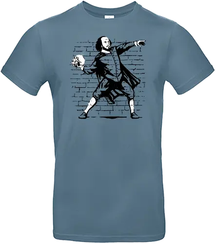 The Poet - banksy, graffiti, Streetart, hamlet, shakespre - Standard T-Shirt