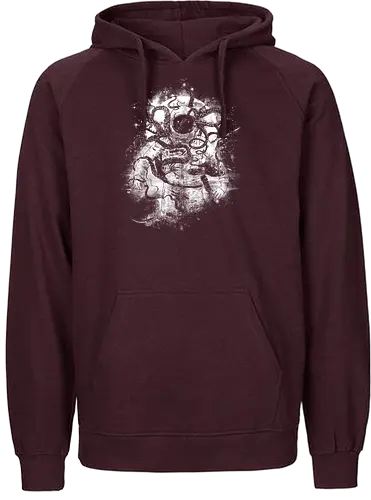 Deep space parasite - space, horror, lovecraft, monster, astronaut, creature - Fairtrade Hoodie