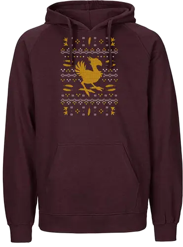 Kweh Christmas - ff7, fantasy, gaming, final, ff8, ff9, ff15, ff, weihnachten, christmas, Kweh, Ugly christmas sweater - Fairtrade Hoodie