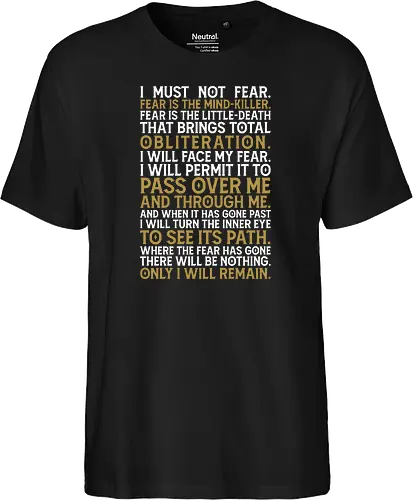 Letany against fear