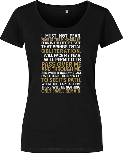 Letany against fear