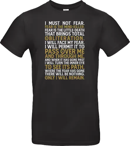 Letany against fear
