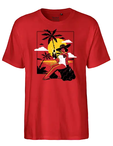 Dimitrescu's Holidays - Dimitrescu, Resident, evil, horror, gaming - Fairtrade T-Shirt