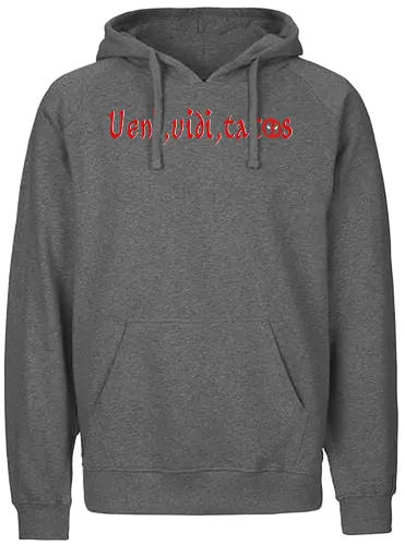veni,vidi,tacos - comic, film, movie, taco, superhero, Antihero - Fairtrade Hoodie