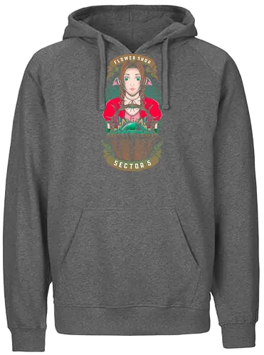 Flower Shop - gaming, game, ff7, ff, final, fantasy, classic game, sector 5 - Fairtrade Hoodie