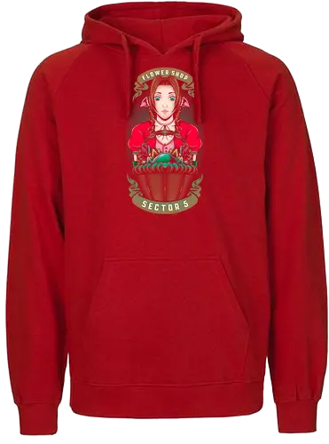 Flower Shop - gaming, game, ff7, ff, final, fantasy, classic game, sector 5 - Fairtrade Hoodie