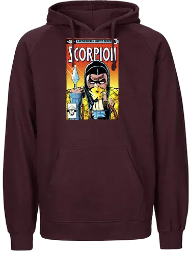Scorpion - scorpion, mortal, kombat, fighting, gaming, comic - Fairtrade Hoodie