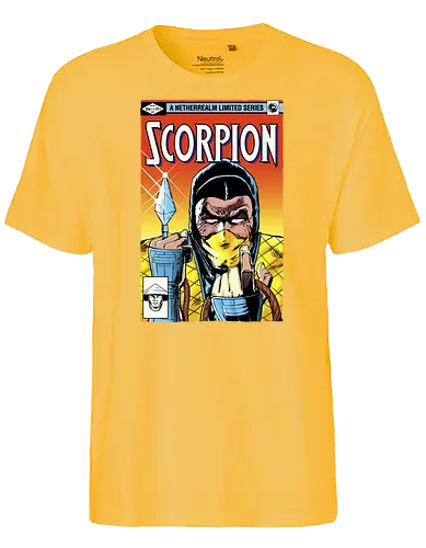 Scorpion - scorpion, mortal, kombat, fighting, gaming, comic - Fairtrade T-Shirt