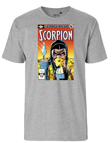 Scorpion - scorpion, mortal, kombat, fighting, gaming, comic - Fairtrade T-Shirt