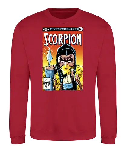Scorpion - scorpion, mortal, kombat, fighting, gaming, comic - Sweatshirt