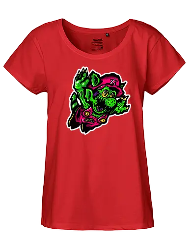 Hellish Plumber - demon, klempner - Fairtrade Girl Shirt