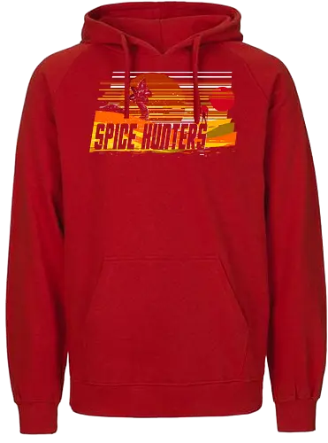Spice hunters - scifi, spice, arrakis, Sandworm - Fairtrade Hoodie