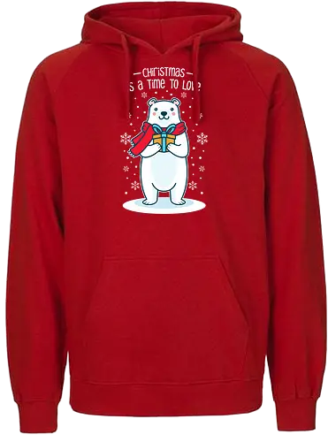 Christmas Gift - eisbär, gift, geschenk, weihnachten, christmas, winter, bär, Polar br, br - Fairtrade Hoodie
