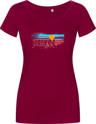 Strange town - serie, tv, stranger kids - Damen T-Shirt