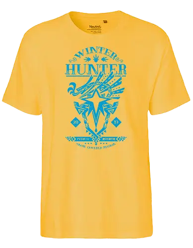 Winter Hunter - monster, hunter, Iceborne, world, Videgames, loot, Grind - Fairtrade T-Shirt