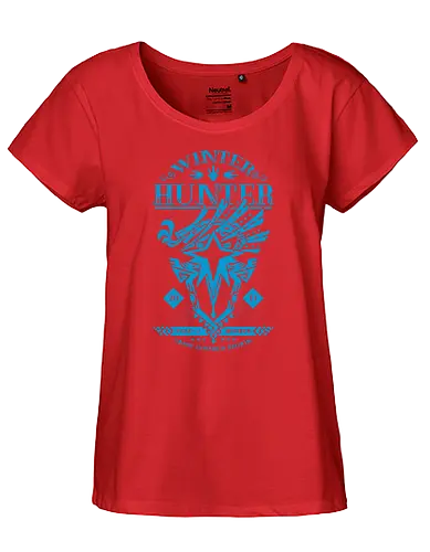 Winter Hunter - monster, hunter, Iceborne, world, Videgames, loot, Grind - Fairtrade Girl Shirt