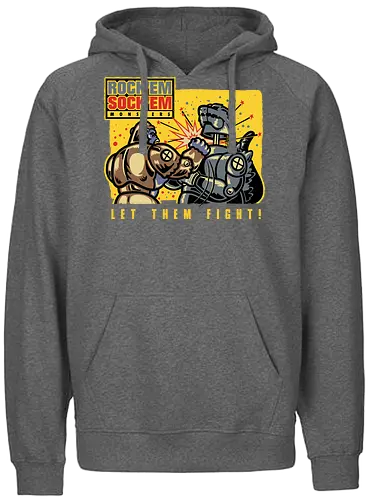 Let Them Fight - Kaiju, japan - Fairtrade Hoodie