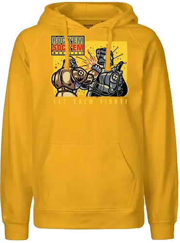 Let Them Fight - Kaiju, japan - Fairtrade Hoodie