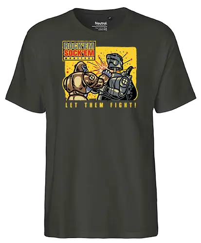 Let Them Fight - Kaiju, japan - Fairtrade T-Shirt
