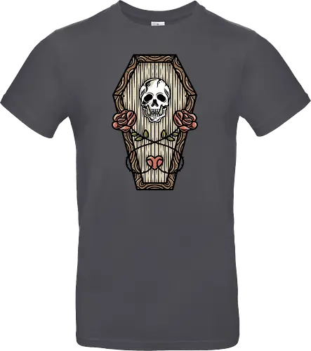 Dead Love Roses Skull Tattoo Art