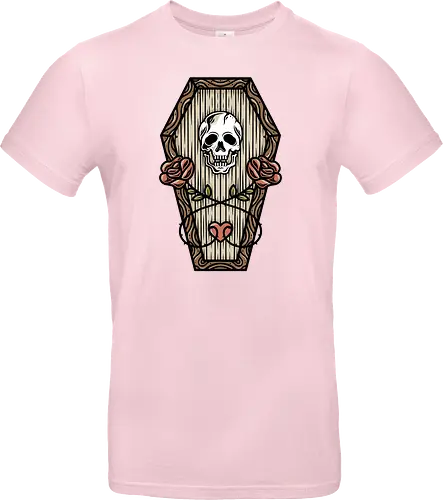 Dead Love Roses Skull Tattoo Art