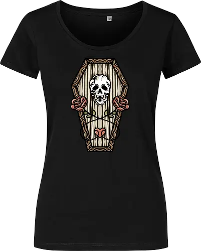 Dead Love Roses Skull Tattoo Art