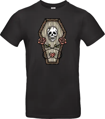 Dead Love Roses Skull Tattoo Art