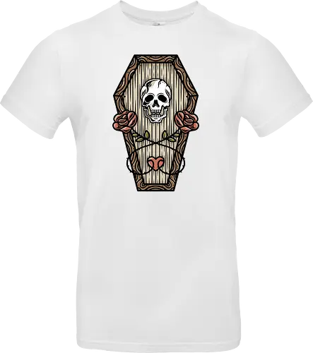 Dead Love Roses Skull Tattoo Art
