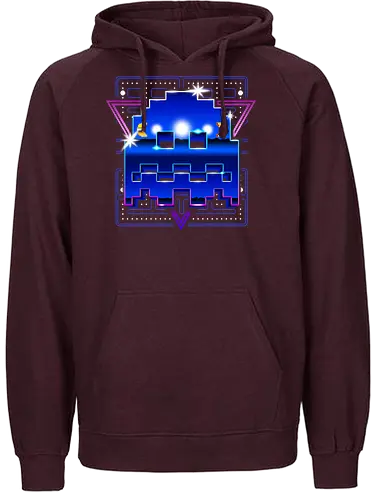 PacRetroWave - pac, games - Fairtrade Hoodie