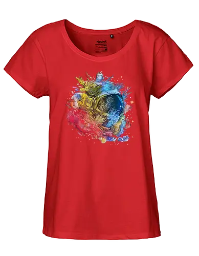 Beautiful decay - astronaut, tauchen, fisch, Qualle - Fairtrade Girl Shirt