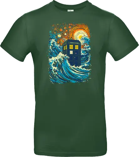 The great kanagawa wave and the blue box