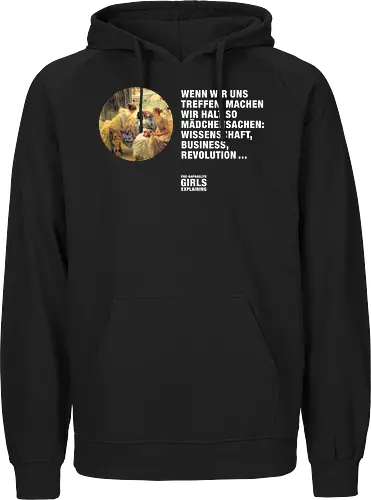 Mädchensachen: Business DARK EDITION - Fairtrade Hoodie