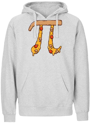 Pi-zza - food, Pi, Pie, pizza, essen, fun, Math, science - Fairtrade Hoodie