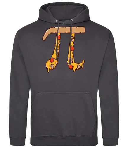 Pi-zza - food, Pi, Pie, pizza, essen, fun, Math, science - Standard Hoodie