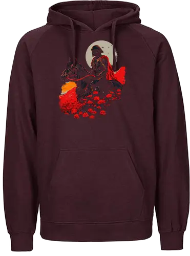 Dark samurai 2 - space opera, horse, samurai, lord - Fairtrade Hoodie