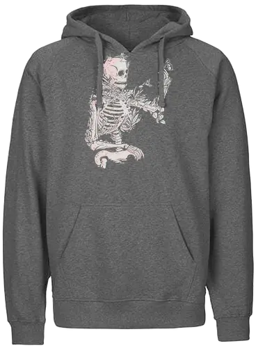 The inner gardener - plants, love, skeleton - Fairtrade Hoodie