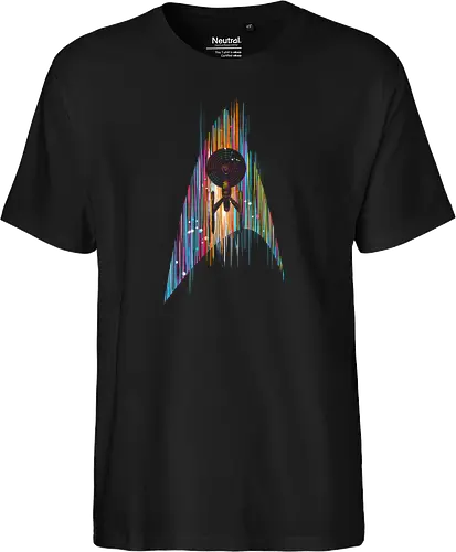 Neon boldy - space, trek, tv, retro - Fairtrade T-Shirt