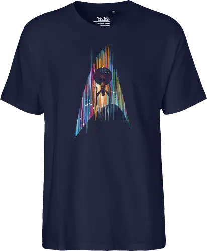 Neon boldy - space, trek, tv, retro - Fairtrade T-Shirt
