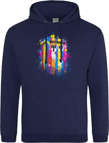 Rainbow tardis