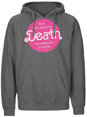 Pinkheimer - oppenheimer, Plastic, pink, atombombe, mashup - Fairtrade Hoodie