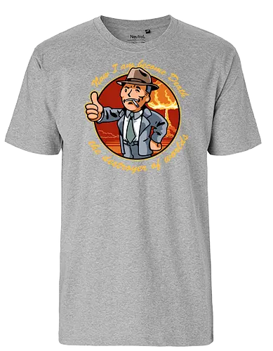 Oppen Boy - oppenheimer, atombombe, Vault, fallout - Fairtrade T-Shirt