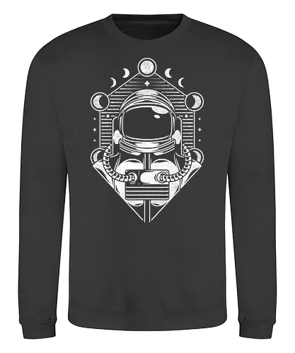 Lunar Spaceman - science, space, luna, moon, astronaut, Lunar, mond - Sweatshirt