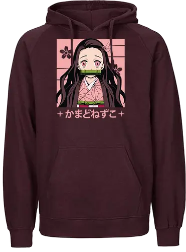 Nezuko - anime, Slayer, Nezuko - Fairtrade Hoodie