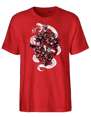 Snake Legacy - solid, snake, gaming - Fairtrade T-Shirt