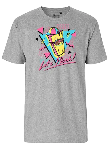 Lets Plank - Plank, wood, retro, holz - Fairtrade T-Shirt