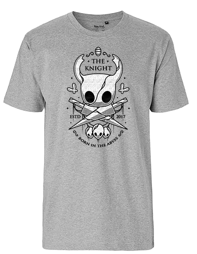 Born in the Abyss - gaming, knight, Hollow - Fairtrade T-Shirt