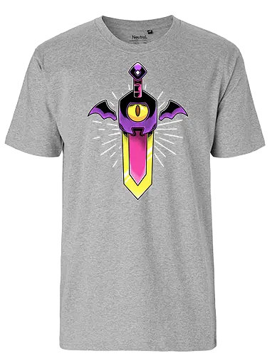 Possessed Sword - gaming, sword, schwert, posessed - Fairtrade T-Shirt