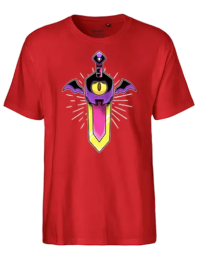 Possessed Sword - gaming, sword, schwert, posessed - Fairtrade T-Shirt