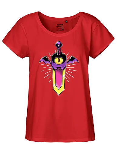 Possessed Sword - gaming, sword, schwert, posessed - Fairtrade Girl Shirt