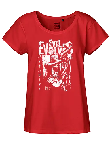 Evil Evolves - evil, horror, gaming - Fairtrade Girl Shirt